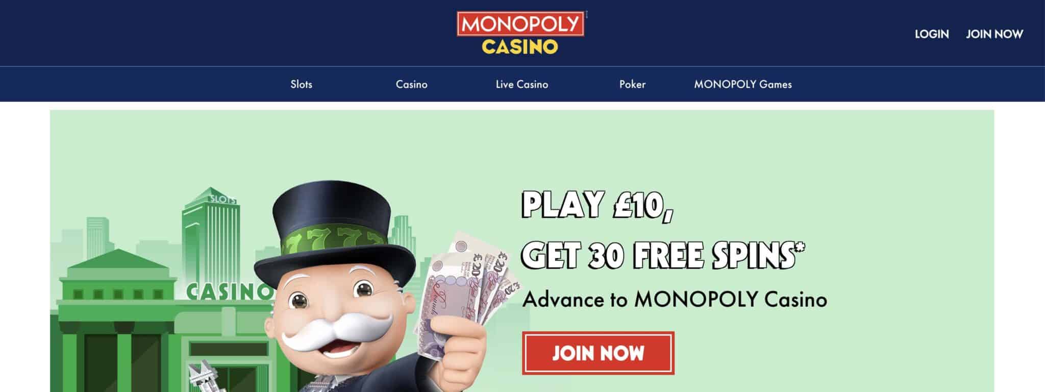 monopoly casino no deposit bonus