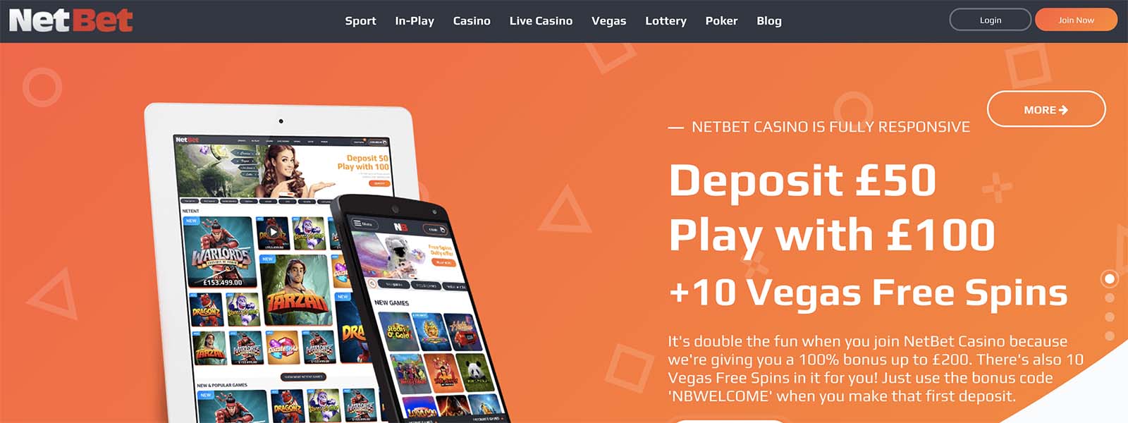 Net bet casino app download