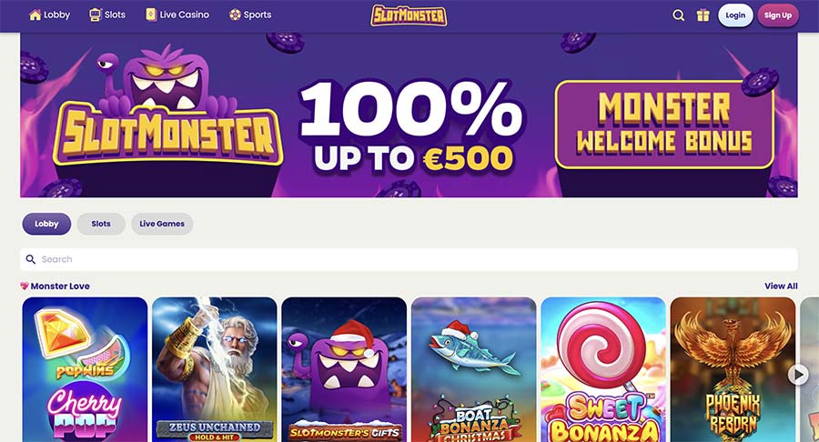 Slotmonster Homepage